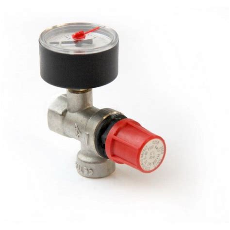 Клапан предохранительный с манометром RBM R.353 1,5 бар 1/2''вн.р ...