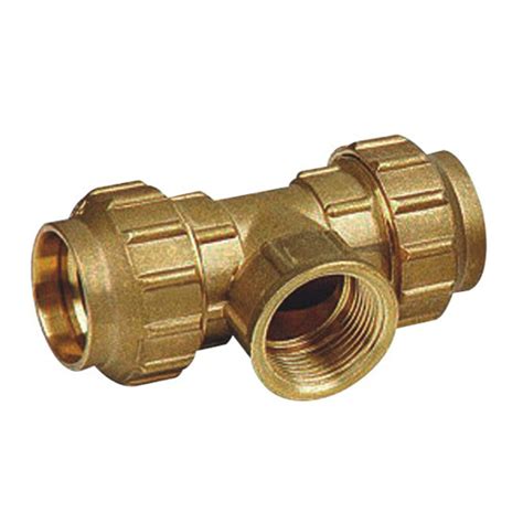 BW 307 Brass Tee Type Compression Fitting BMAG Valves BESTWAY