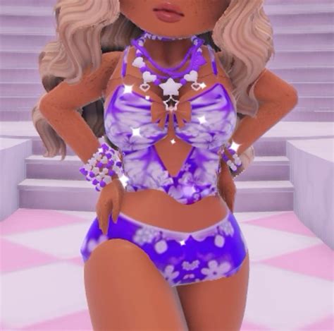 Cute Rh Bathing Suit Outfit In 2024 High Fashion Outfits Aesthetic Roblox Royale High Outfits