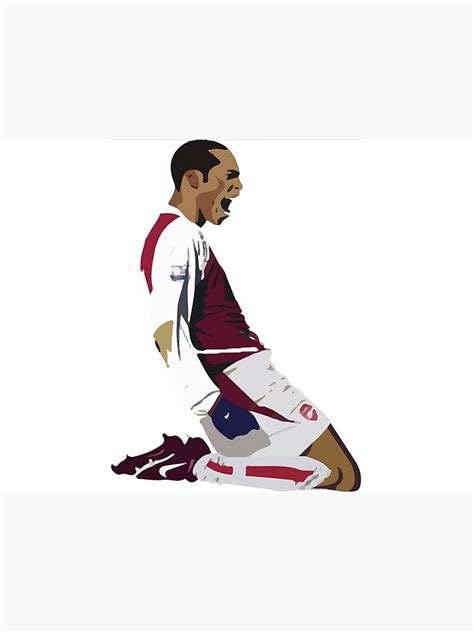 Thierry Henry Knee Slide Celebratiob Poster For Sale By Quamburger