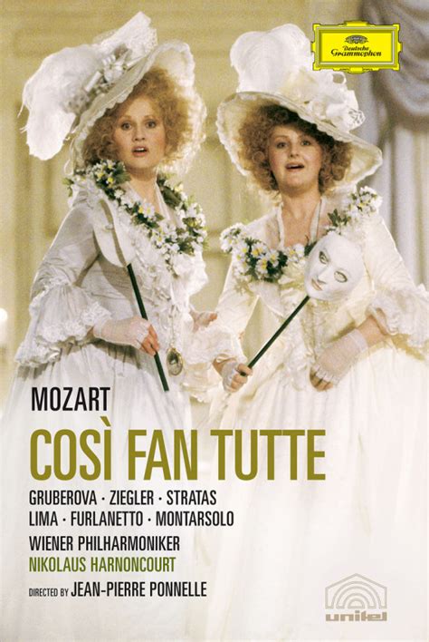 MOZART Così fan tutte Harnoncourt DVD VI Deutsche Grammophon