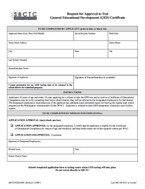 Fillable Online Pierce Ctc Sbctcged Form Fax Email Print Pdffiller