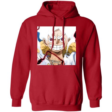 Red Max Holloway Luffy Gear 5th Hoodie - Bucktee.com