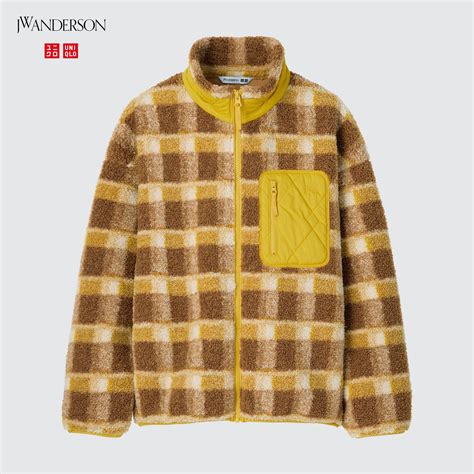 Windproof Outer Fleece Printed Jacket Jw Anderson Uniqlo Us