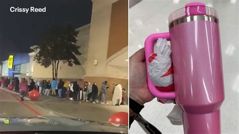 Starbucks pink Stanley cups: Shoppers line up at Targets at 3 a.m ...