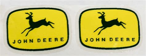 Decal John Deere Logo Pair 7 8 Dj1982 Midwest Decals And Farm Toys