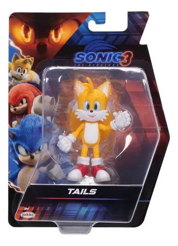 Figura Articulada Tails Cm Colitas Sonic La Pel Cula Mercadolibre