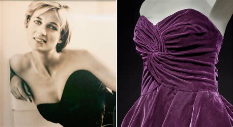 Famous Velvet Dress Worn By Princess Diana Sells For Nearly £500k