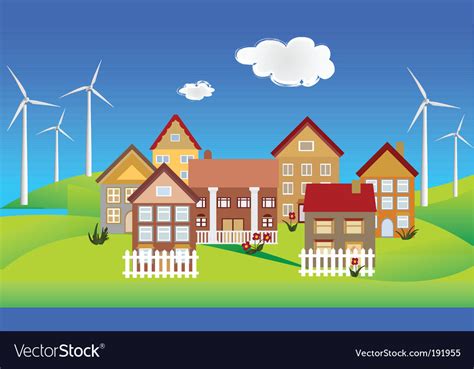 Town Royalty Free Vector Image - VectorStock