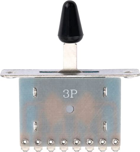 Alpha 3 Way Pickup Selector Lever Tele Switch Black Tips Gitarparca