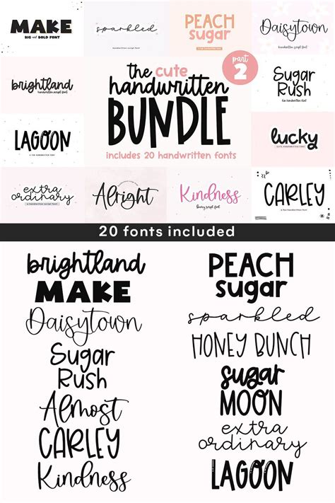 Visual Arts Fonts For Crafting Handwritten Fonts Cricut Fonts Farmhouse