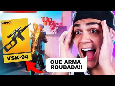 FREITAS Se IMPRESSIONA Ao Testar NOVA ARMA Do FREE FIRE Free Fire