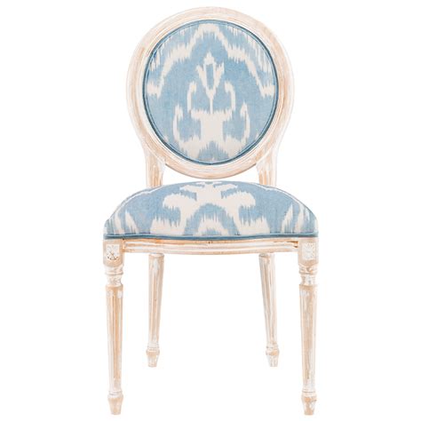 Мягкий стул со светло-голубым узором Ikat Pattern по цене 29 000 руб ...