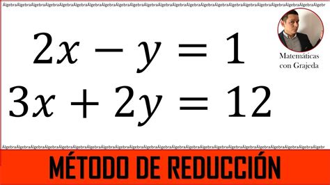 Sistema de ecuaciones de 2x2 Método de suma y resta Ejemplo 1 YouTube