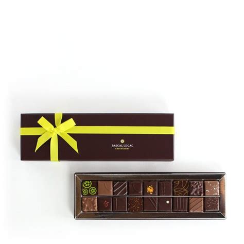 Pascal Le Gac Assortiment Chocolats Noir Et Lait 18 Chocolats