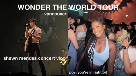 Shawn Mendes Wonder The World Tour Vlog 🤍 Vancouver Meeting Him