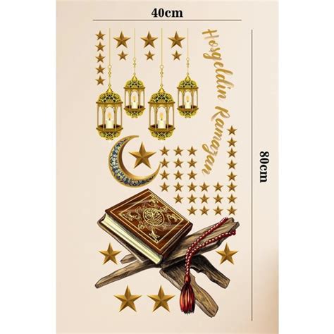 Kt Grup Hoşgeldin Ramazan Ay Yıldız Set Sticker Fiyatı