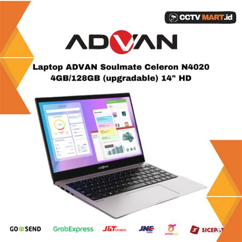 Jual Laptop Advan Soulmate Celeron N Gb Gb Upgradable Hd