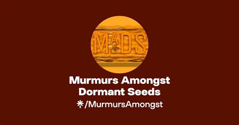 Murmurs Amongst Dormant Seeds Instagram Facebook Linktree