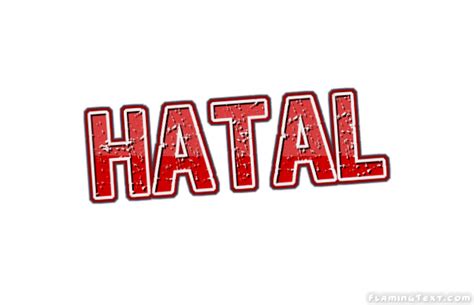 Hatal Logo | Herramienta de diseño de nombres gratis de Flaming Text