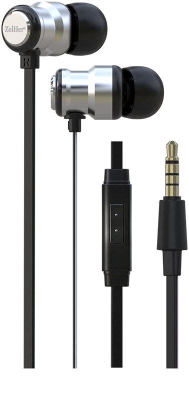 Zelher Mx 10 In Ear Headphones With Mic Wired In Ear Earbuds With