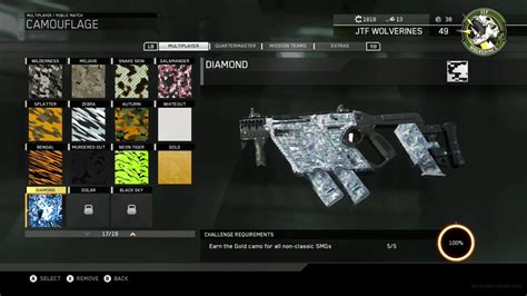 COD Infinite Warfare DIAMOND SMGS YouTube