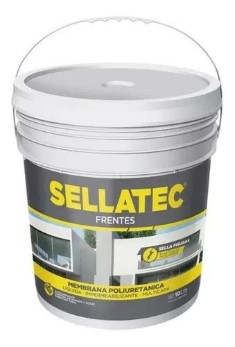 Sellatec Frentes Membrana Poliuretanica X 20 Lts Blanco Cuotas Al