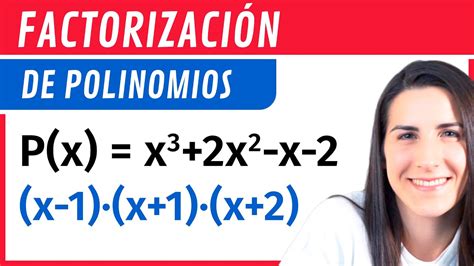 FACTORIZACIÓN de Polinomios Operaciones con Polinomios YouTube