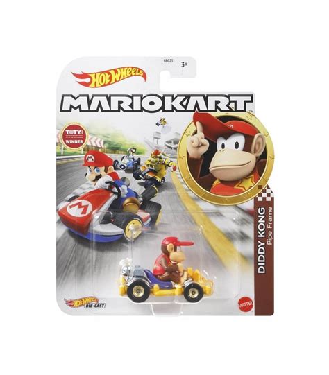 Hot Wheels Mario Kart Diddy Kong De Mattel Juguetes Panre