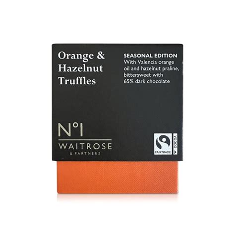 Waitrose No Hazelnut And Orange Truffles G Spinneys Uae