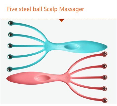 Hot Seller Scalp Massager Steel Ball Head Massage Relaxation Five