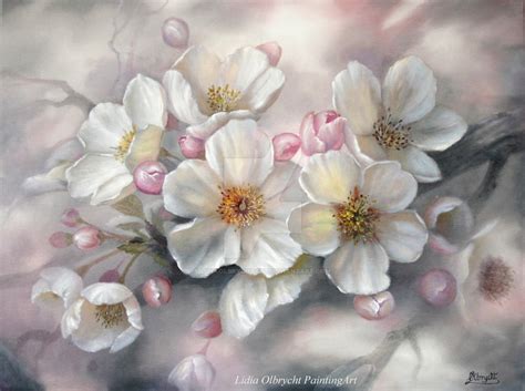 Cherry Orchard/ oil painting by LidiaOlbrychtArt on DeviantArt