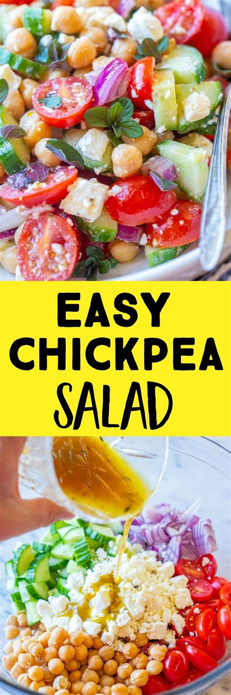 Easy Chickpea Salad Recipe