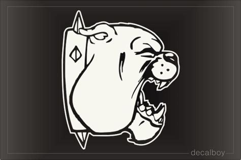 Bulldog Decals And Stickers Decalboy