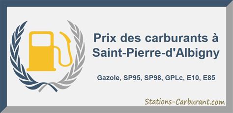 Prix Des Carburants Saint Pierre D Albigny