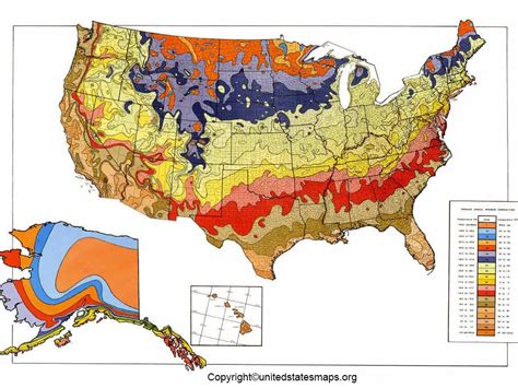 US Planting Zone Map | Map of USA Planting Zones