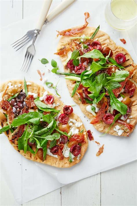 Best Cherry Prosciutto Grilled Pizzas Recipe