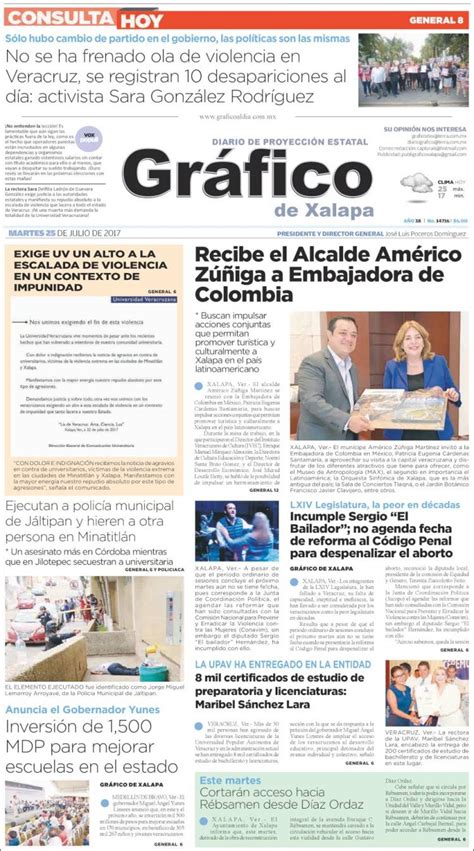 Periódico Gráfico De Xalapa México Periódicos De México Toda La