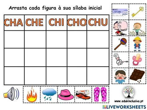 Jogo Interativo S Labas Cha Che Chi Cho Chu Preschool Learning