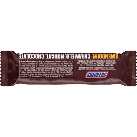 Chocolate Snickers Original 45g Destro