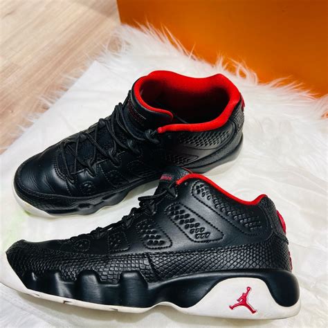 Nike Air Jordan 9 Retro Low Aj9 喬丹 低筒 黑紅 女生u S 7 5號 9成新美鞋｜popchill 拍拍圈