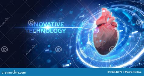 Medical Technology Diagnostics Of Heart Concept Human Heart Organ