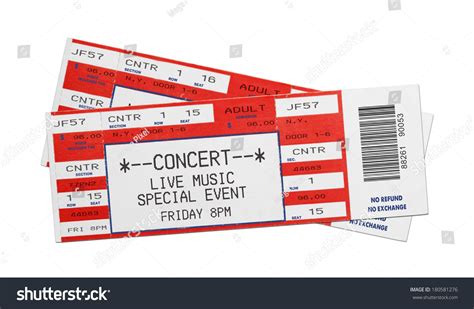 522 Concert Ticket Stub Stock Photos, Images & Photography | Shutterstock