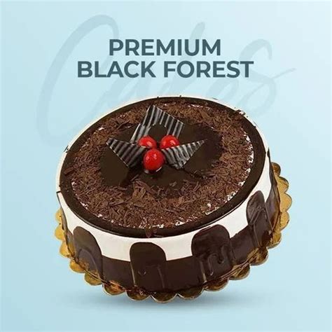 Chocolate Round Premium Black Forest Cake Packaging Type Box Weight