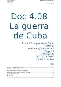 La Guerra De Cuba Apuntes De Historia Docsity