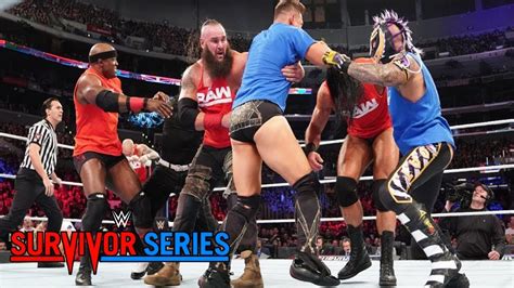 Wwe Survivor Series 2018 Team Raw Vs Team Smackdown Live Traditional Ss Match Wwe 2k19