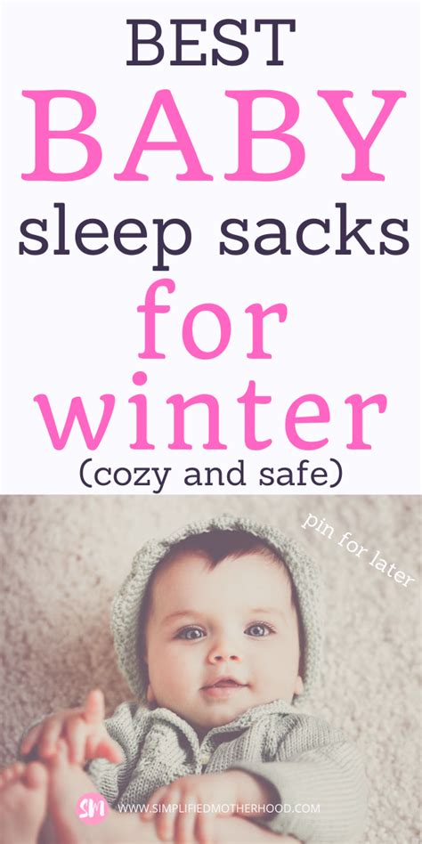 The Coziest Safe Baby Sleep Sacks For Winter – Simplified Motherhood