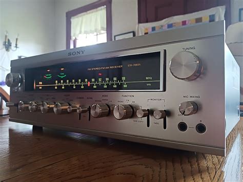 Sony Str 7065a 1975 1976 W Brushed Aluminum Facejust Reverb