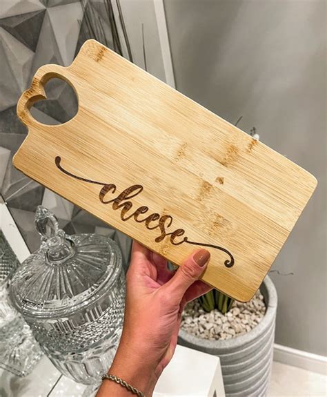 Tábua em Bambu para Frios 30cm Personalizado Elo7