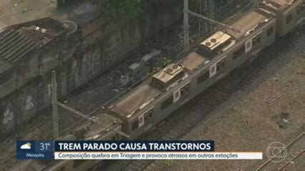 V Deo Trem Quebra Em Triagem E Provoca Atrasos Em Outras Esta Es